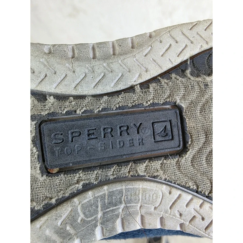 Sperry‎ Shoresider 3 Eye Navy Blue Polka Dot Boat Shoes SCK159837 Kids Size 3M